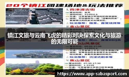 镇江文旅与云南飞虎的精彩对决探索文化与旅游的无限可能